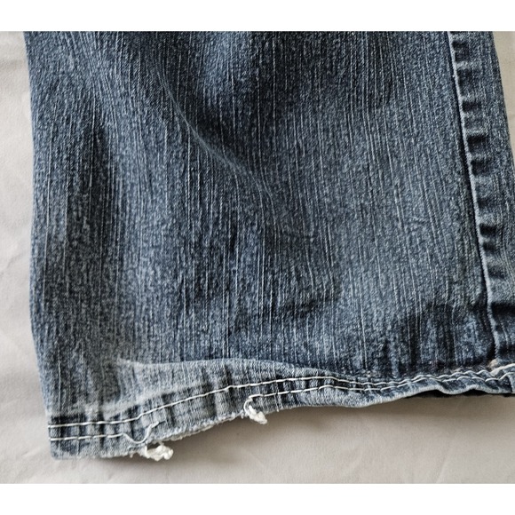 Angels Jeans Girls Size 14 Bootcut Denim Jeans Embroidered Pockets Vintage - Picture 6 of 10